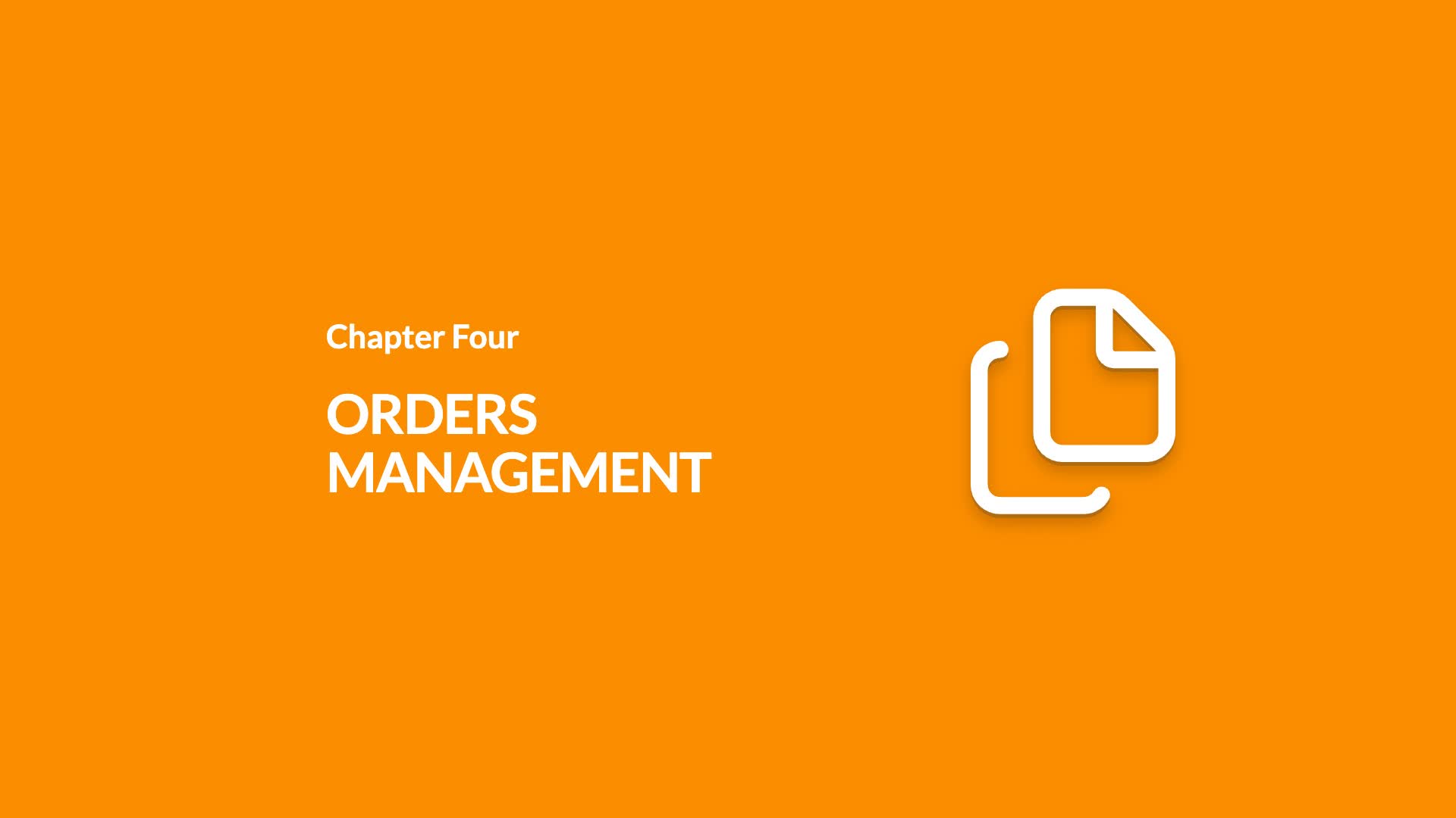 Orders Management
