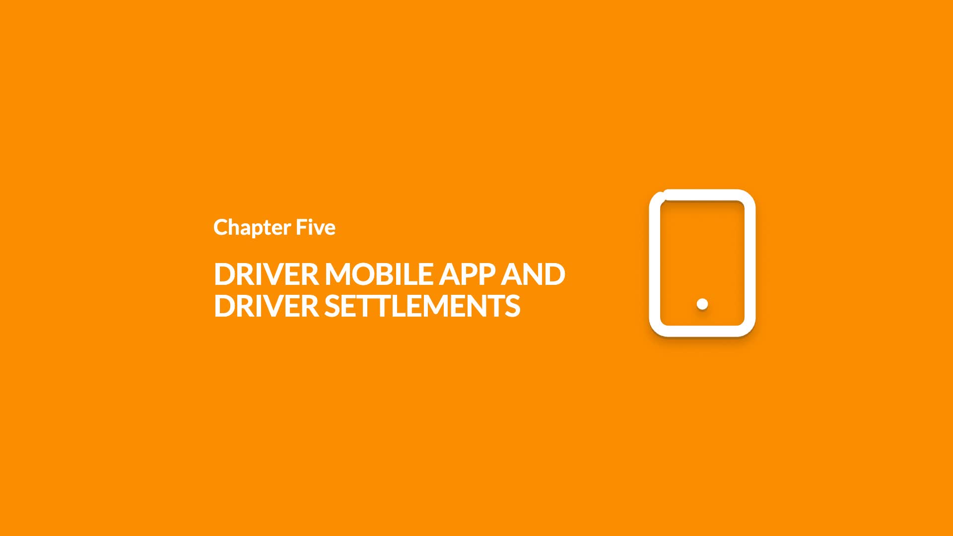Driver Mobile App